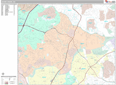 Johns Creek Digital Map Premium Style